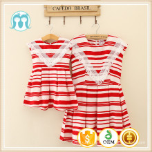 2016 Baby Mädchen Party Casual Mädchen Kleid Familien Kleidung rot Farben erhältlich Baby Urlaub Kleid